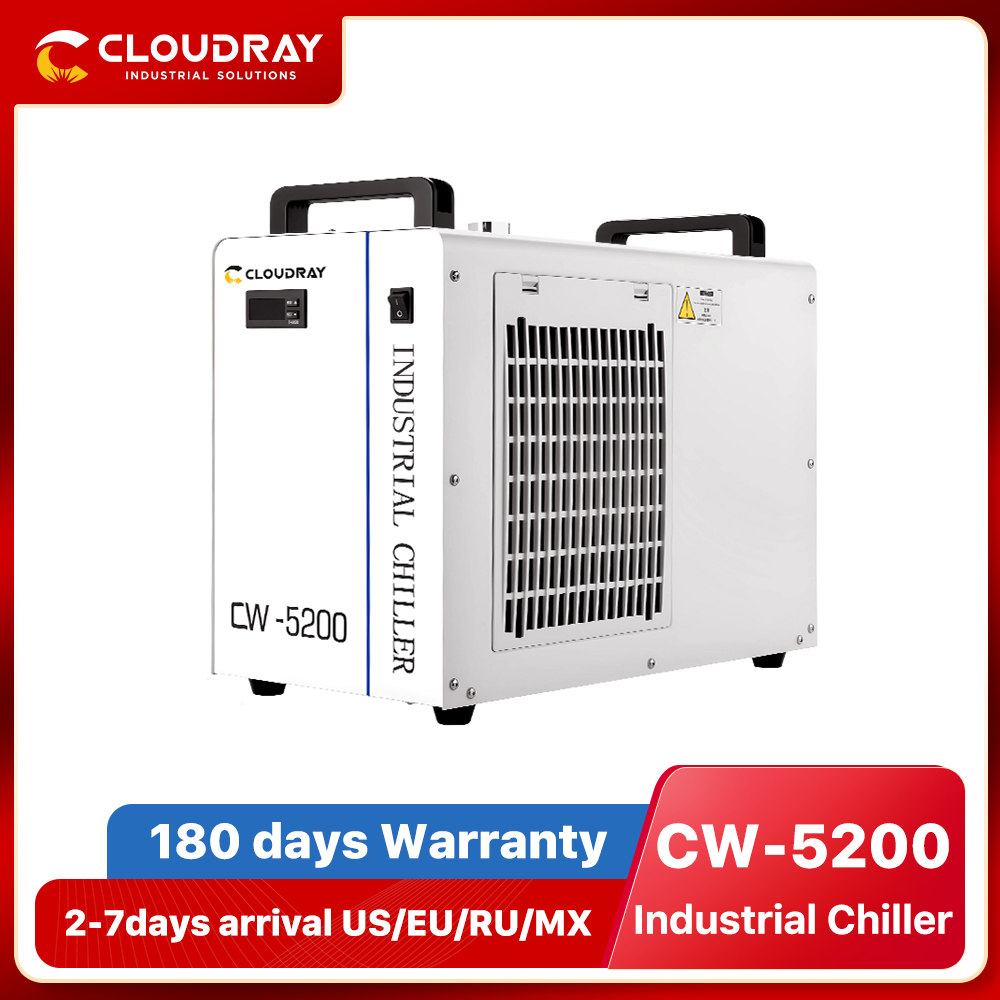 Laser Industrial Chiller - Refrigeratore Industriale Aria-Acqua Cloudray 50/60Hz CW5200