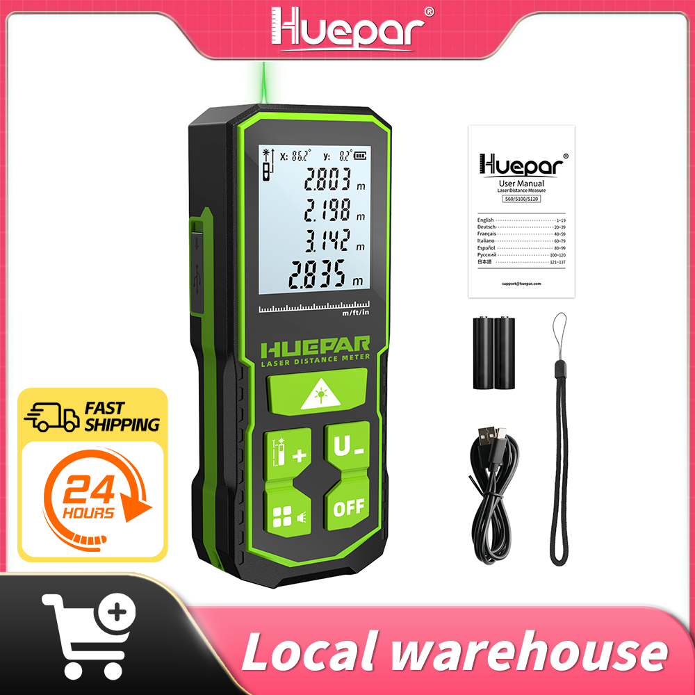 Industrial Laser Tape Measure - Telemetro laser Huepar Misuratore di distanza