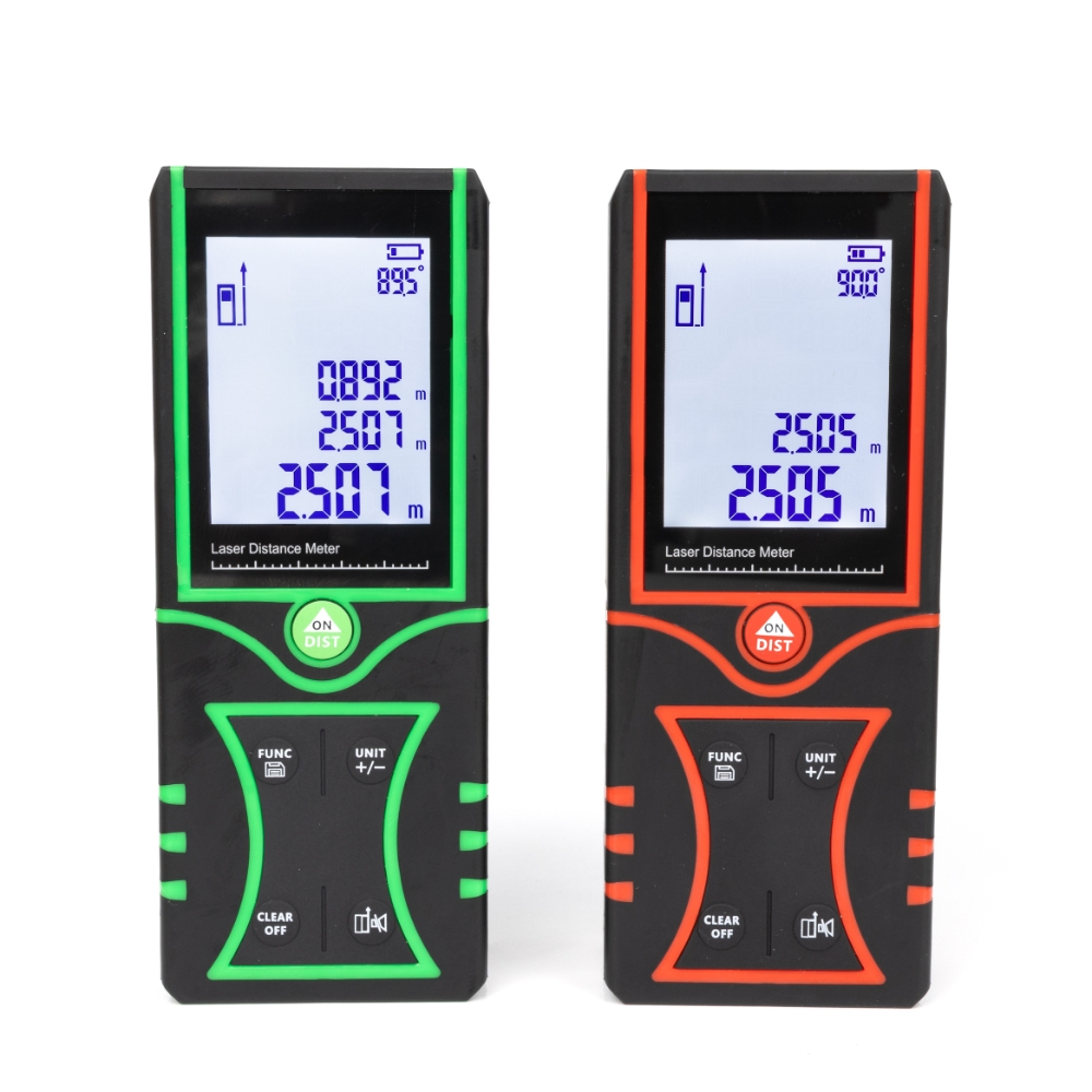 Industrial Laser Tape Measure - Misuratore Laser Industriale Rosso Modello GS-16,