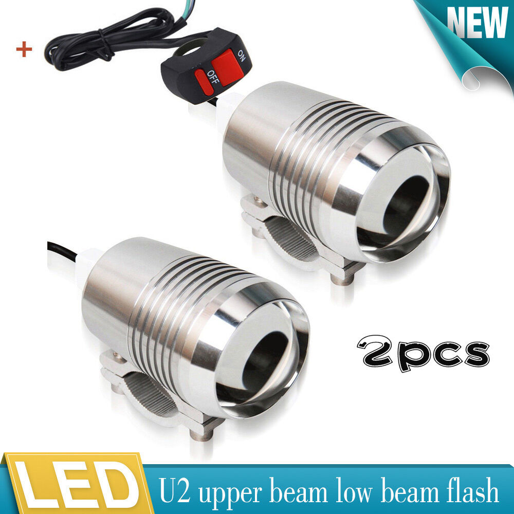 Industrial Laser Beam - Coppia 12V moto spot fendinebbia impermeabile