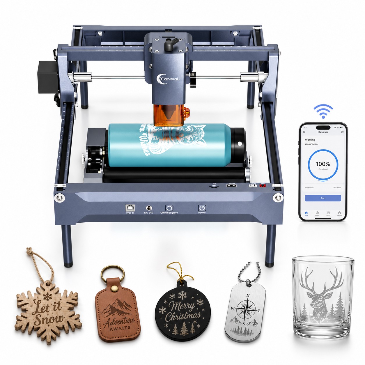 Industrial Laser Engraver - Macchina per Incisione Laser Carverall K15