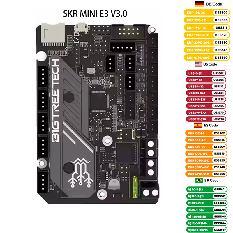 Laser Controller Board - BIGTREETECH SKR MINI E3 V3.0 Scheda