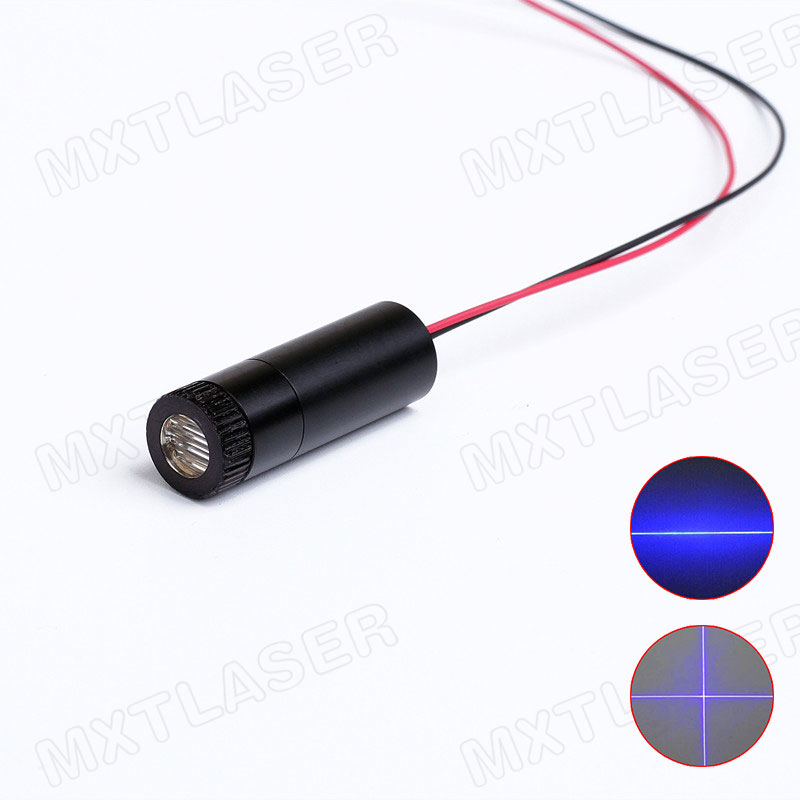 Industrial Blue Laser - D12x45mm Focalizzabile 405nm 1mW--100mW Linea blu