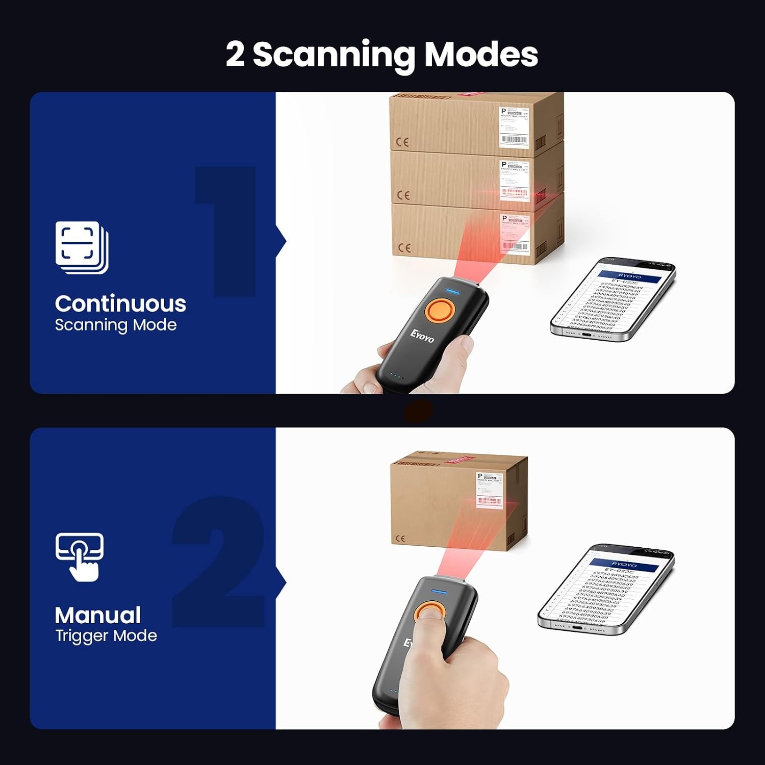 Scanner di Codici a Barre EYOY - Industrial Laser Beam recensione e prezzo