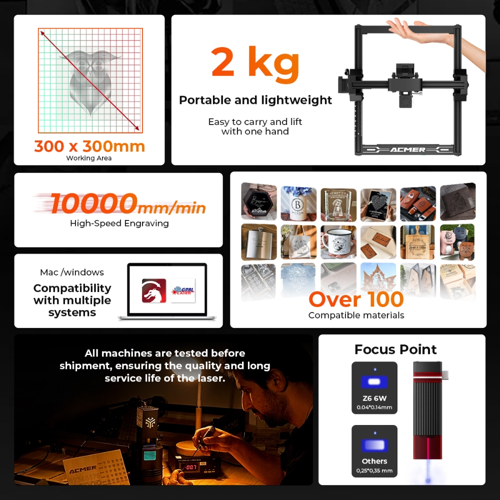ELIDOR Z6 6W Incisore e macchi - Industrial Laser Applications recensione e prezzo