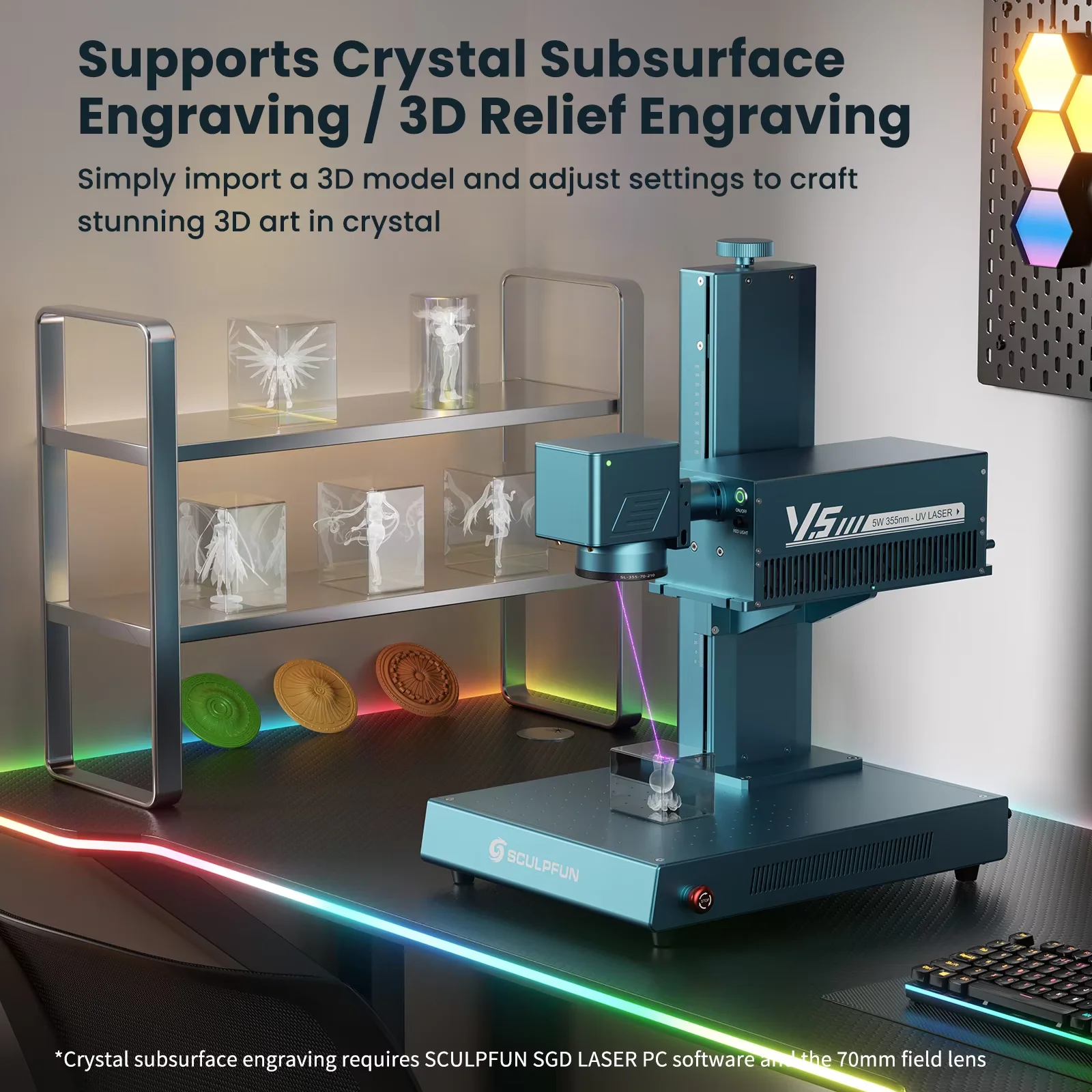 SCULPFUN V5, incisore laser UV - Industrial Uv Laser Engraver recensione e prezzo