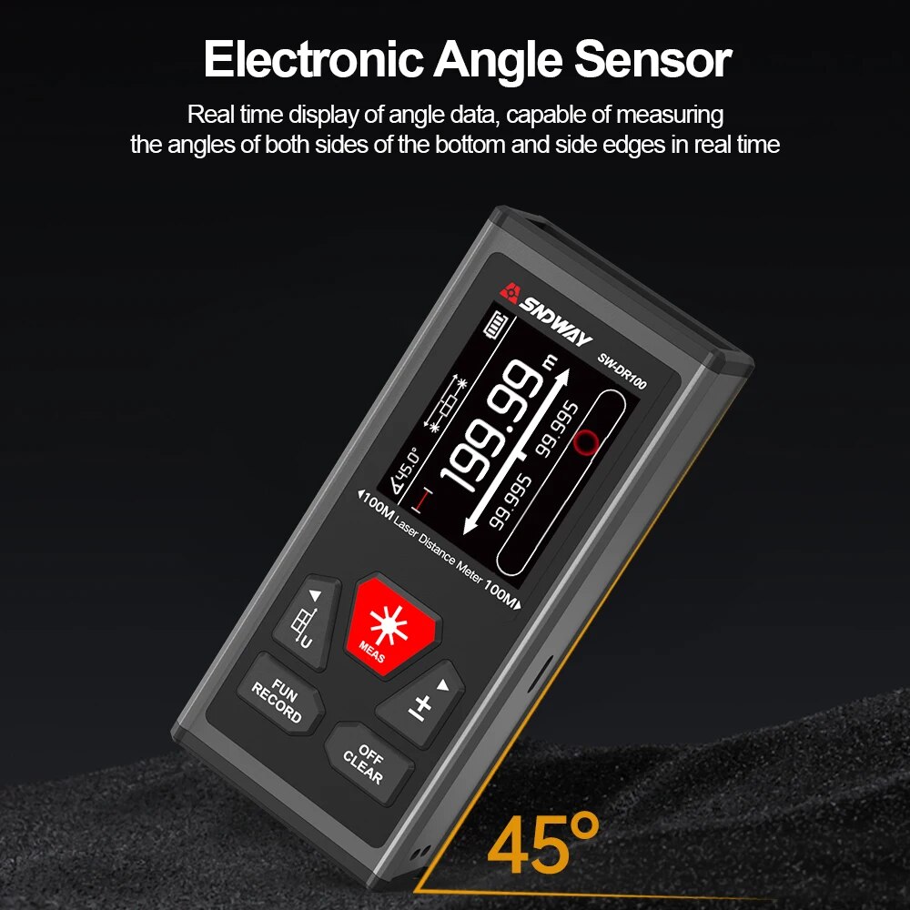 SNDWAY Misuratore di distanza  - Industrial Laser Tape Measure recensione e prezzo
