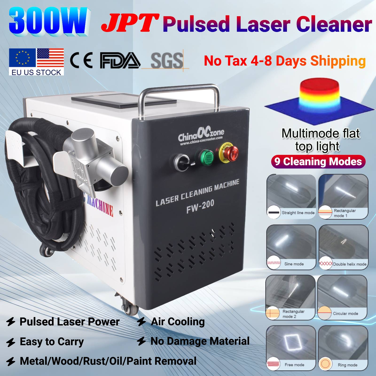Macchina per la pulizia laser  - Industrial Laser Paint Removal recensione e prezzo
