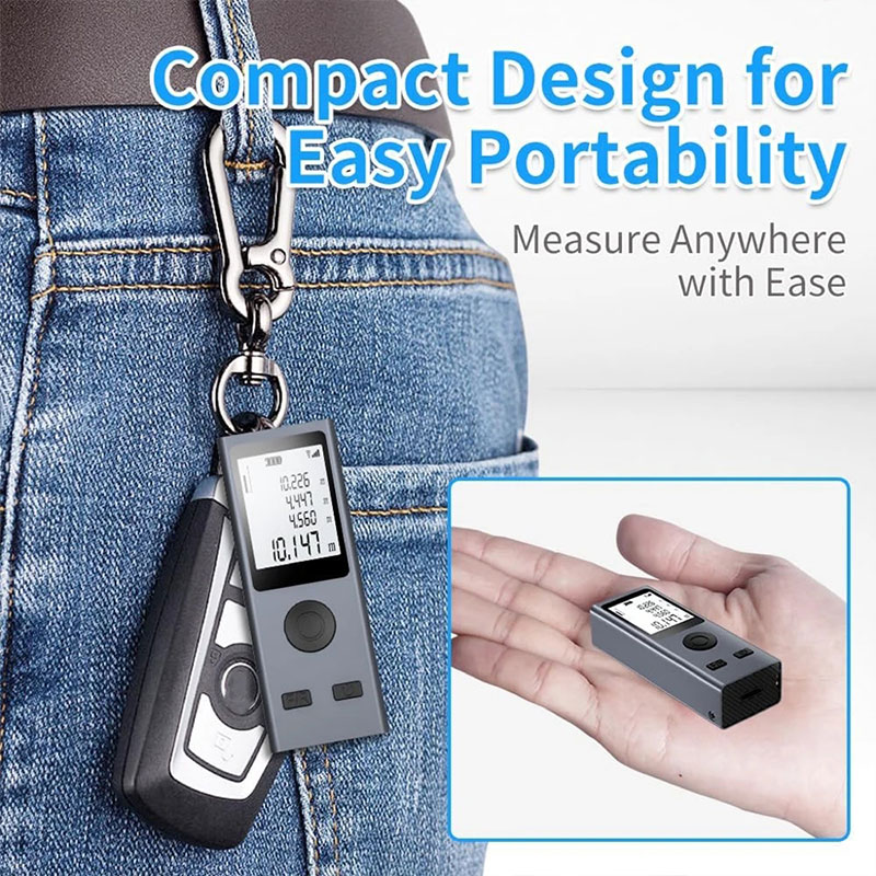 Mini telemetro laser Misura di - Industrial Laser Tape Measure recensione e prezzo